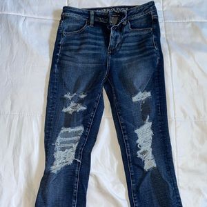 American eagle super high rise jegging